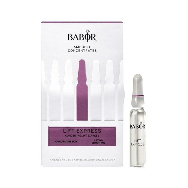 Babor Ampoules for skin rejuvenation Lift Express (Ampoule Concentrates) 7 x 2 ml 2ml vietinės priežiūros priemonė