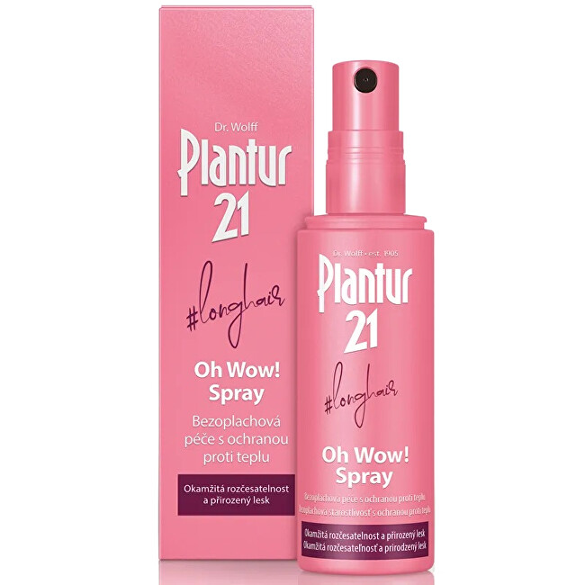 Plantur Leave-in care with heat protection Oh Wow! Spray 100 ml 100ml plaukų apsauga nuo karščio Plantur Leave-in care with heat protection Oh Wow! Spray 100 ml 100ml plaukų apsauga nuo karščio