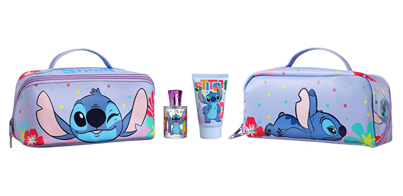 EP Line Stitch makeup toiletry bag + EDT 50 ml + shower gel 100 ml 50ml Vaikams