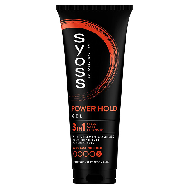 Syoss Hair gel for men Power Hold Gel 250 ml 250ml modeliavimo priemonė