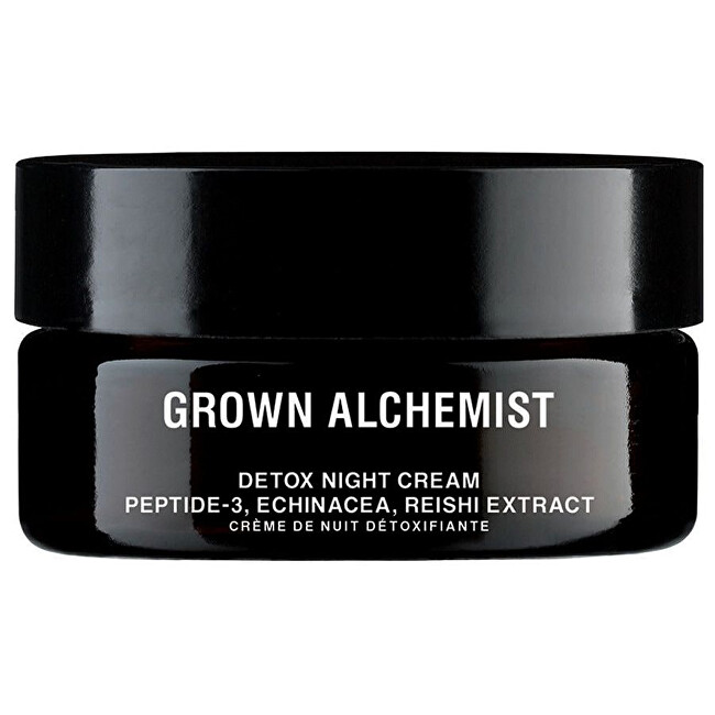 Grown Alchemist Detox night skin cream Peptide-3, Echinacea, Reishi Extract (Detox Facial Night Cream) 40 ml 40ml vietinės priežiūros priemonė