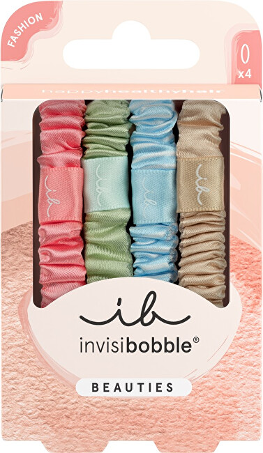 Invisibobble Beauties Satin Sorbet 4 pcs. plaukų aksesuaras Invisibobble Beauties Satin Sorbet 4 pcs. plaukų aksesuaras