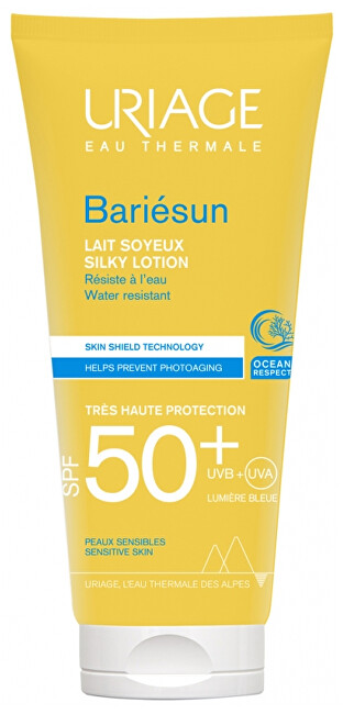 Uriage Ml&eacute;ko na opalov&aacute;n&iacute; SPF 50+ Bariesun (Silky Lotion) 100 ml 100ml Unisex