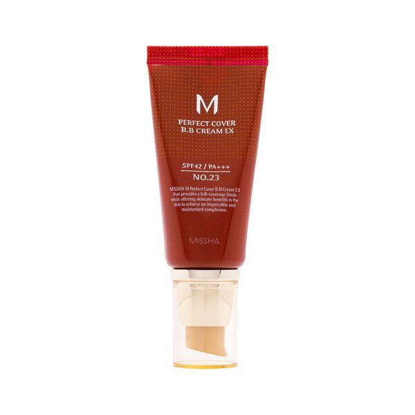 Missha BB Cream SPF 42 Perfect Cover (BB Cream Ex) 50 ml 21 Light Beige BB kremas