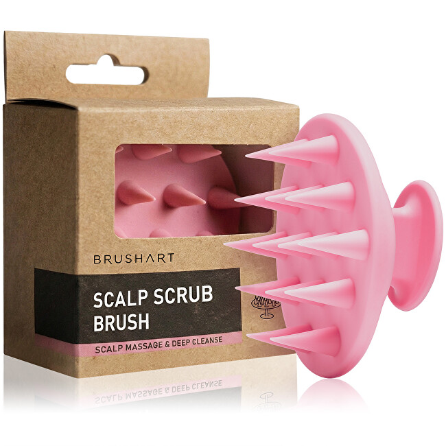 BrushArt Scalp Scrub Brush plaukų šepetys BrushArt Scalp Scrub Brush plaukų šepetys
