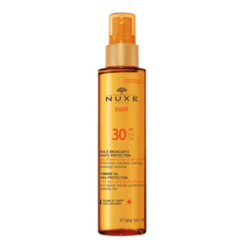 Nuxe Bronzing sun oil on the face and body SPF 30 Sun (Tanning Oil For Face And Body ) 150 ml 150ml Moterims