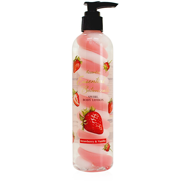Accentra Body Lotion Strawberry & Vanilla Essential Botanicals 300 ml 300ml Moterims