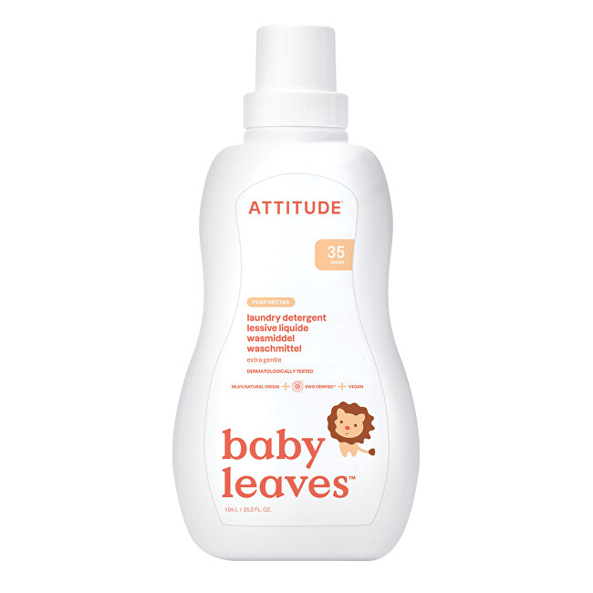 Attitude Washing gel for children Nature+ Laundry Detergent 1050 ml 1050ml Vaikams
