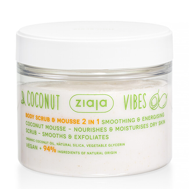 Ziaja Body scrub & mousse 2in1 Coconut Body Scrub & Mousse 270 ml 270ml Moterims