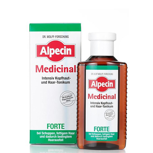 Alpecin Intensive hair tonic against hair loss (Medicinal Forte Liquid) 200 ml 200ml atstatomoji plaukų priežiūros priemonė