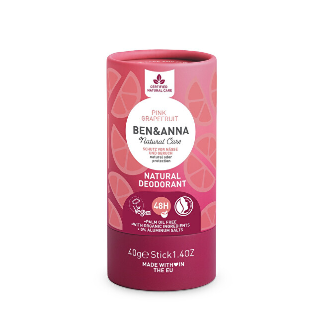 BEN & ANNA Natural deodorant Pink Grapefruit Natural Deodorant 40 g dezodorantas