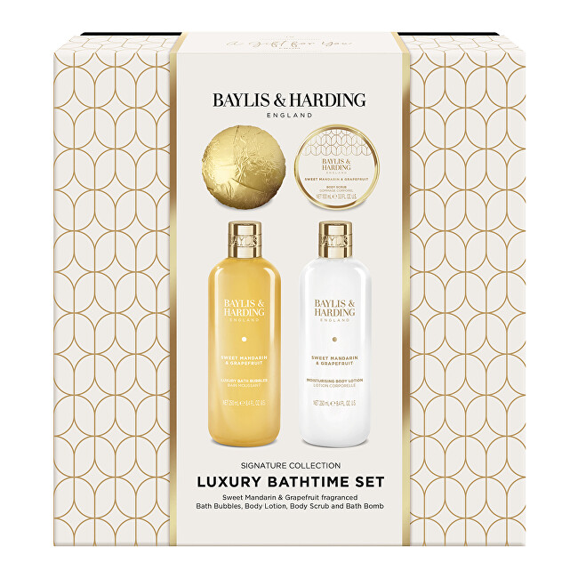 Baylis & Harding Tangerine & Grapefruit Bath Care Gift Set 4 pcs Moterims