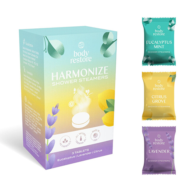 Body Restore A set of aroma tablets for the shower Harmonize Shower Steamers Moterims