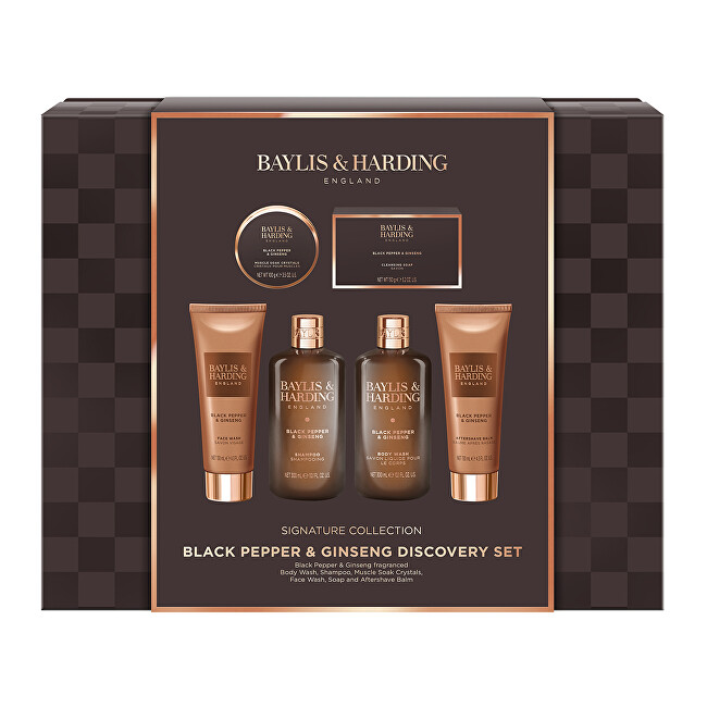 Baylis & Harding Gift set Black Pepper & Ginseng 6 pcs Vyrams