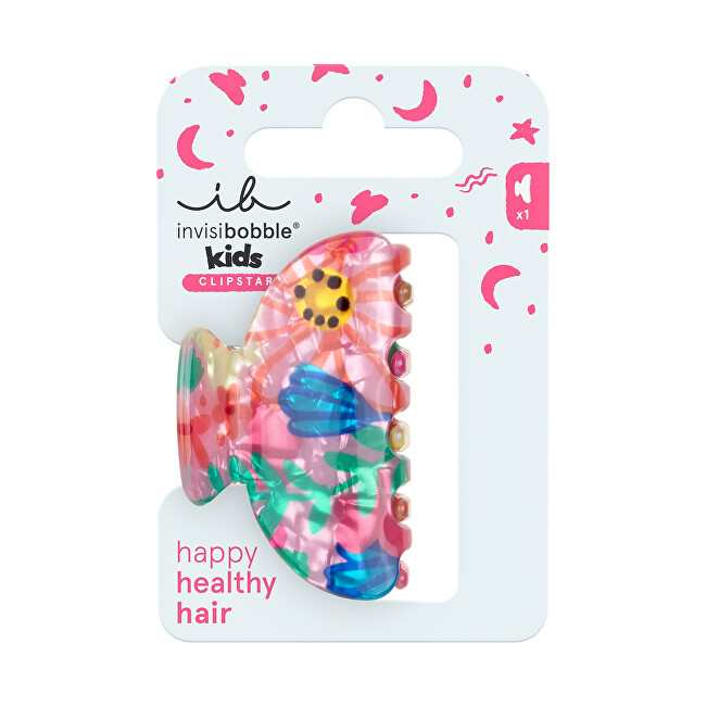 Invisibobble Clipstar Kids Happy Petals Hair Clip plaukų aksesuaras Invisibobble Clipstar Kids Happy Petals Hair Clip plaukų aksesuaras