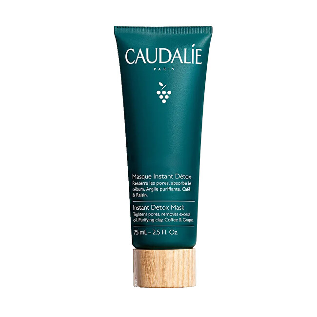 Caudalie Deep detoxifying mask for all skin types (Instant Detox Mask) 75 ml 75ml makiažo valiklis