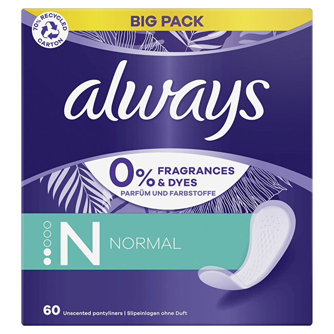Always Always Intimky Normal Fressh&Protect 60ks Intymios higienos priemonė
