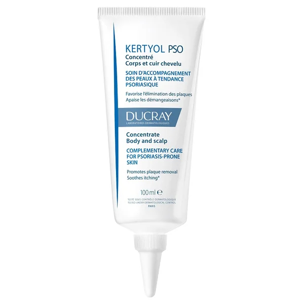 Ducray Topical care for skin prone to psoriasis Kertyol PSO (Body and Scalp Concentrate) 100 ml 100ml Unisex