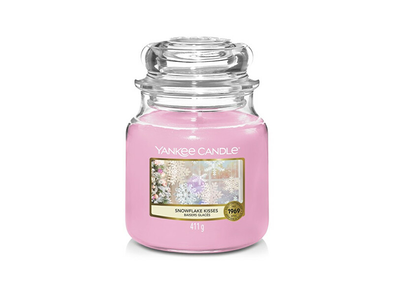 Yankee Candle Aromatic candle Classic medium Snowflake Kisses 411 g Kvepalai Unisex