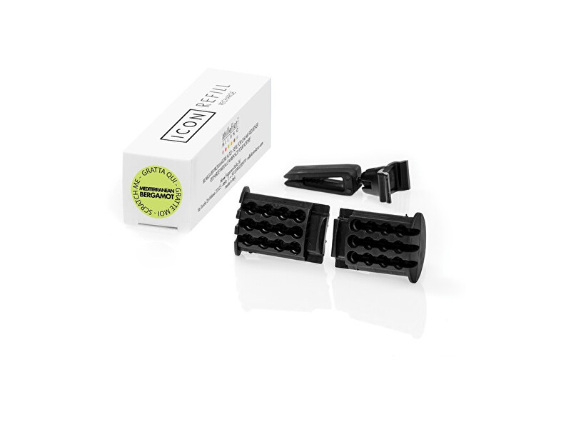 Millefiori Milano Car fragrance refill Icon Mediterranean bergamot 1 pc namų kvapas