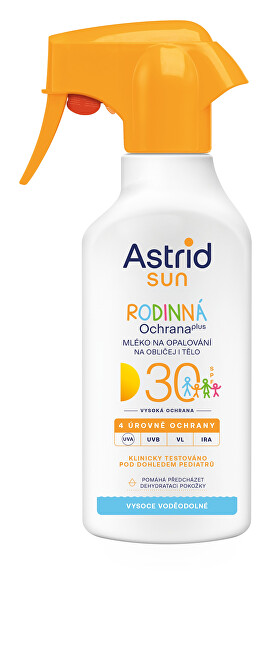 Astrid Family lotion in spray for tanning spray SPF 30 Sun 270 ml 270ml Vaikams