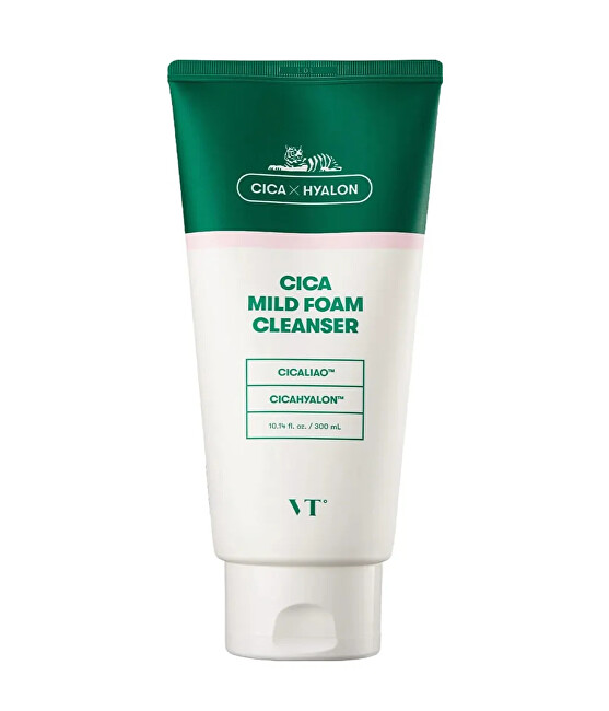 VT Cosmetics Cica Mild Foam Cleanser 300 ml 300ml makiažo valiklis
