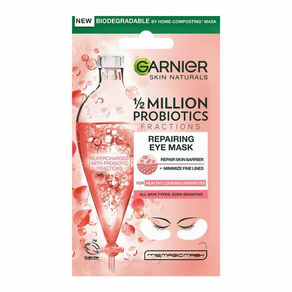 Garnier Regenerating textile eye mask with probiotic fractions Skin Natura l s ( Repair ing Eye Mask) 6 g Moterims
