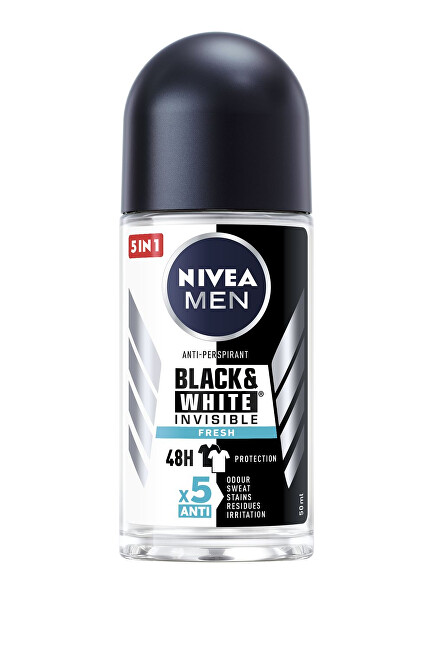 Nivea Black & White (Anti-Perspirant) 50 ml 50ml Kvepalai Vyrams