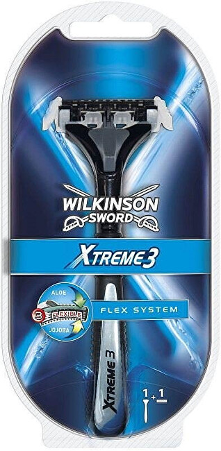 Wilkinson Sword Xtreme3 System holicí strojek + 1 náhradní hlavice skustuvas