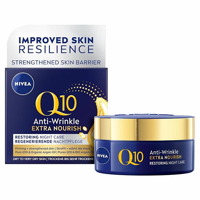 Nivea Q10 Power ( Anti-Wrinkle Extra Nourish ing Night Cream) 50 ml 50ml vietinės priežiūros priemonė