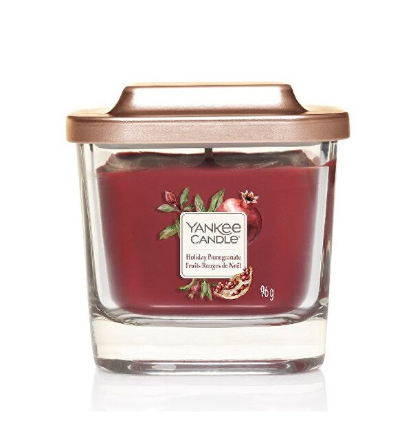 Yankee Candle Aromatic candle small square Holiday Pomegranate 96 g Kvepalai Unisex