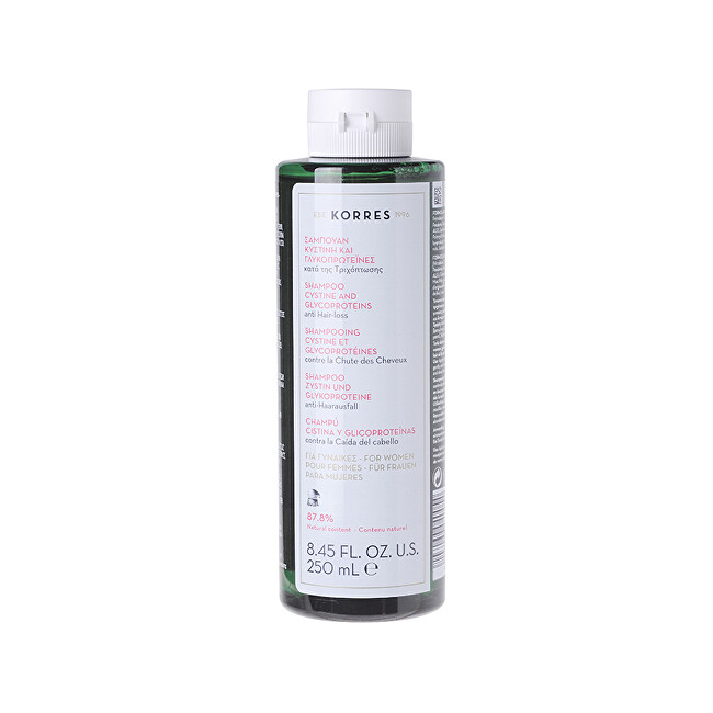 Korres Hair loss shampoo (Cystine & Glycoproteins Shampoo) 250 ml 250ml šampūnas
