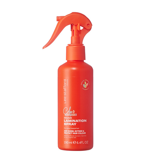 Lee Stafford Lamination spray Colour Guarded Lamination Spray 200 ml 200ml plaukų apsauga nuo kar&scaron;čio