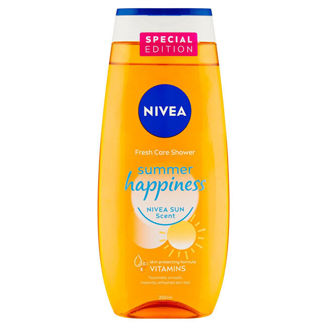 Nivea Refreshing shower gel Summer Happiness Nivea Sun Scent 250 ml 250ml Moterims