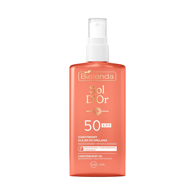Bielenda Sunscreen body oil SPF 50 Carotene Body Oil 150 ml 150ml Unisex