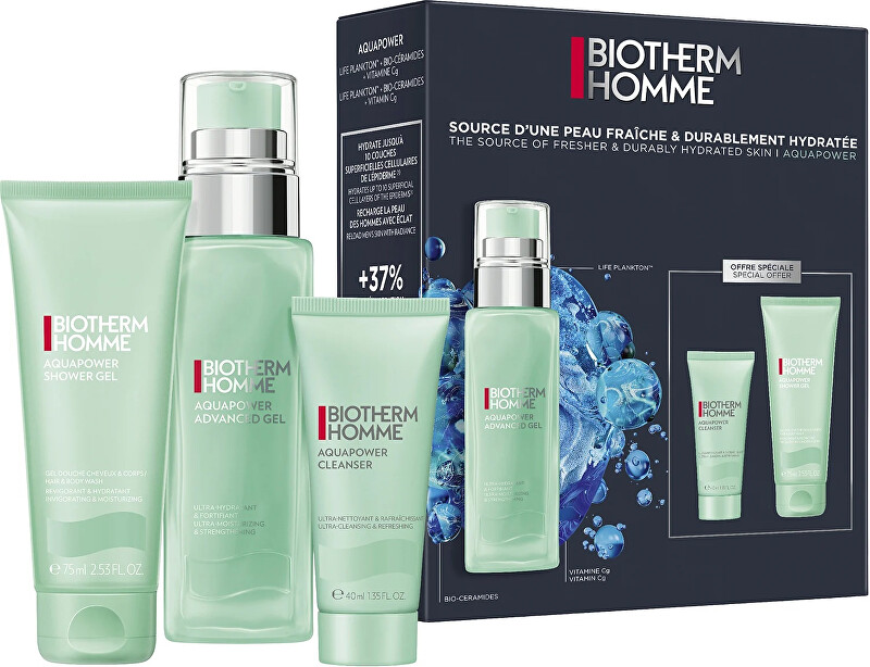 Biotherm Gift set Homme Aquapower Set šampūnas