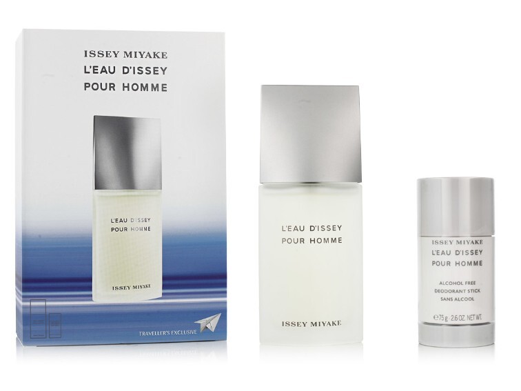 Issey Miyake L&acute;Eau D&acute;Issey Pour Homme - eau de toilette spray 75 ml + solid deodorant 75 ml 75ml L&acute;Eau D&acute;Issey Pour Homme - eau de toilette spray 75 ml + solid deodorant 75 ml Kvepalai Vyrams Rinkinys