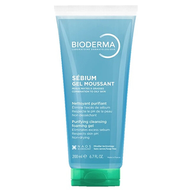 BIODERMA Purifying Cleansing Foaming Gel 200 ml 200ml makiažo valiklis BIODERMA Purifying Cleansing Foaming Gel 200 ml 200ml makiažo valiklis