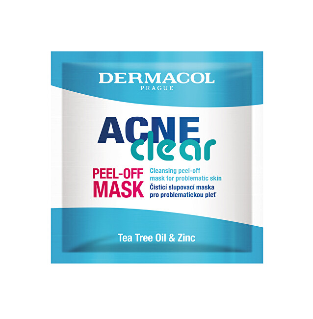 Dermacol Acneclear Cleansing ( Clean sing Peel-Off Mask) 8 ml 8ml makiažo valiklis