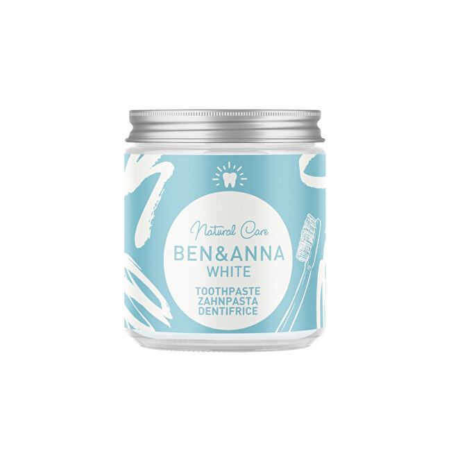 BEN & ANNA Toothpaste in glass White Toothpaste 100 ml 100ml dantų pasta