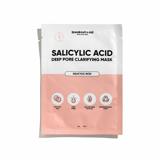 Breakout+aid Clarifying Mask for clogged pores 34 g Moterims