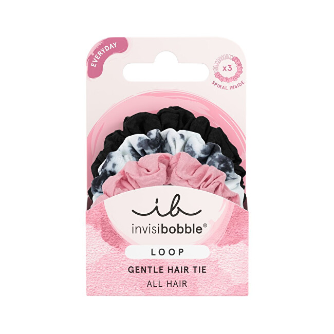 Invisibobble Hair band Loop Be Gentle 3 pcs plaukų formavimo prietaisas