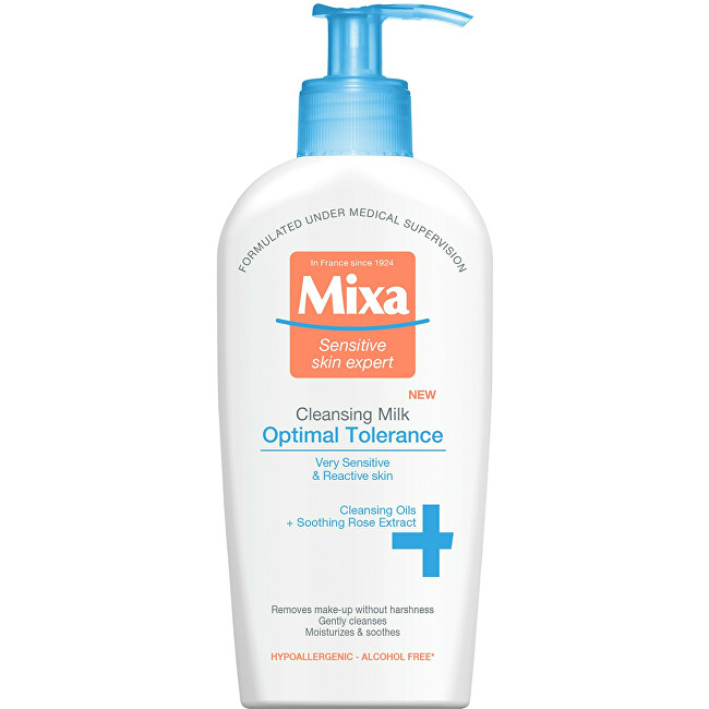 Mixa Cosmetic milk for sensitive skin 200 ml 200ml makiažo valiklis