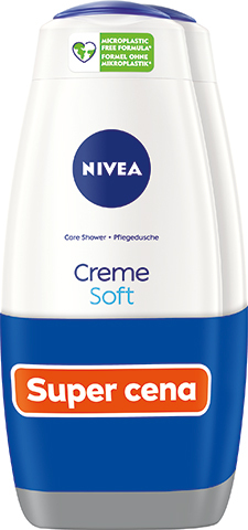 Nivea Creme Soft shower gel 2 x 500 ml 500ml Moterims