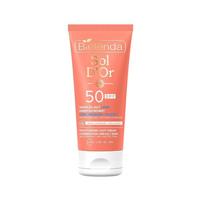 Bielenda Protective face cream SPF 50 Moisturizing Light Cream 50 ml 50ml veido apsauga