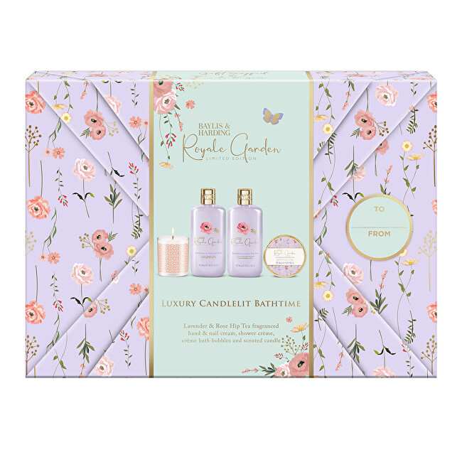 Baylis & Harding Lavender & Rosehip Tea Body Care Gift Set 4 pcs Moterims