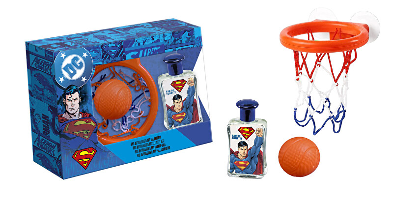 EP Line Gift set with basket and ball Superman Vaikams
