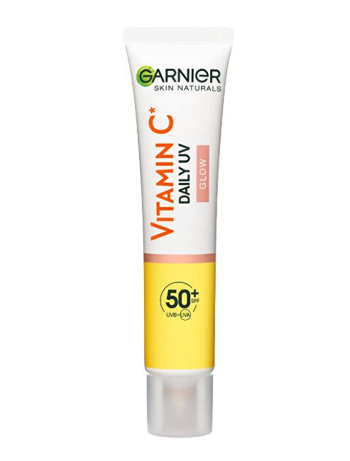 Garnier Protective facial fluid with mineral pigments SPF 50+ Vitamin C (Daily UV Glow) 40 ml 40ml veido apsauga