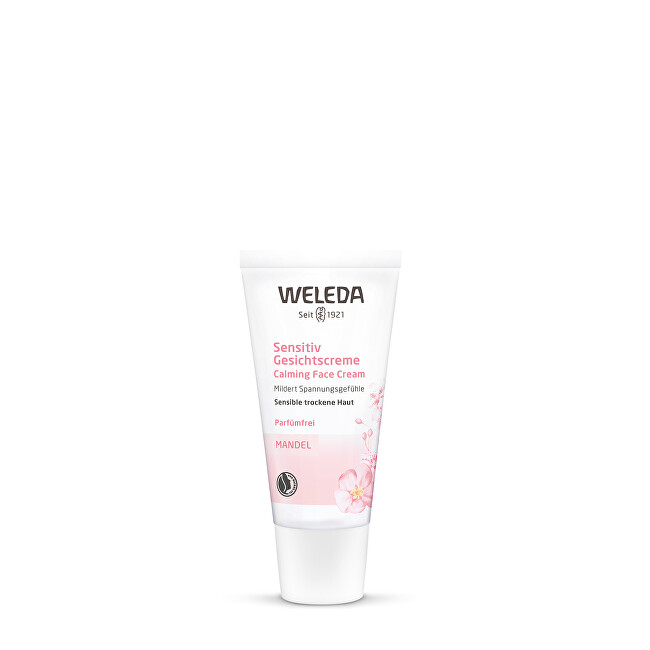 Weleda Almond face cream for sensitive skin 30 ml 30ml vietinės priežiūros priemonė