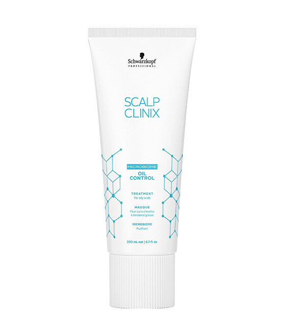 Schwarzkopf Professional Mask for oily hair Scalp Clinix Oil Control Treatment 200 ml 200ml &scaron;ampūnas